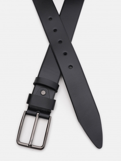 Ремень Borsa Leather модель 125v1fx62-black — фото - INTERTOP