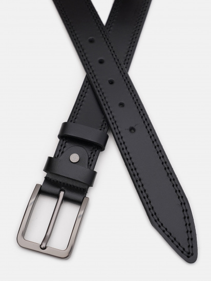 Ремень Borsa Leather модель 125v1fx69-black — фото - INTERTOP