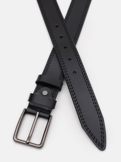 Ремень Borsa Leather модель 125v1fx71-black — фото - INTERTOP