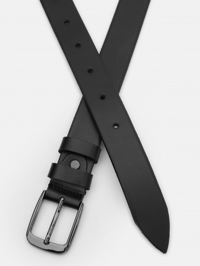Ремень Borsa Leather модель 125v1fx75-black — фото - INTERTOP