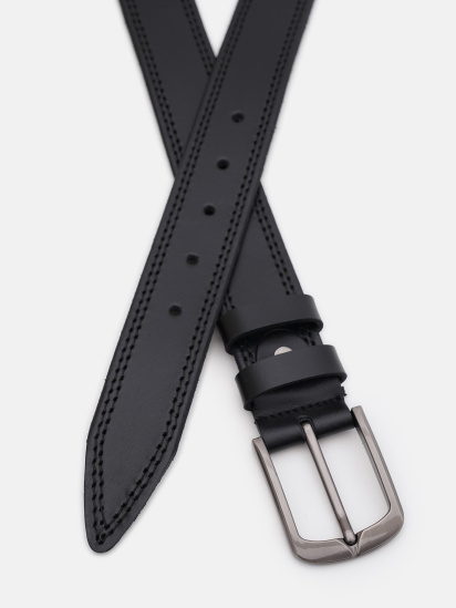 Ремень Borsa Leather модель 125v1fx90-black — фото - INTERTOP