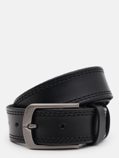 Ремень Borsa Leather модель 125v1fx90-black — фото - INTERTOP