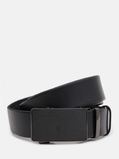 Ремень Borsa Leather модель 125v1genav17-black — фото - INTERTOP