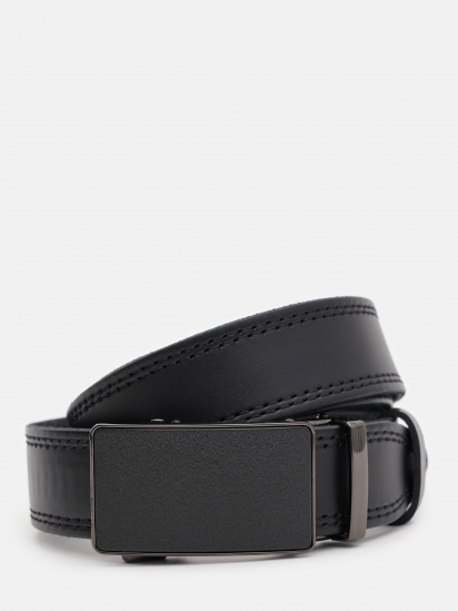 Ремінь Borsa Leather модель 125v1genav18-black — фото - INTERTOP
