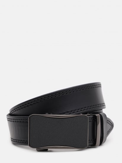 Ремінь Borsa Leather модель 125v1genav21-black — фото - INTERTOP