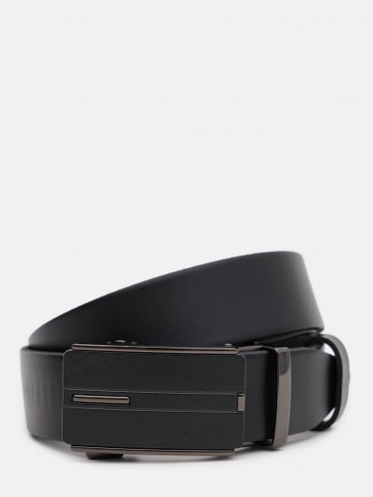 Ремень Borsa Leather модель 125v1genav24-black — фото - INTERTOP