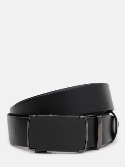 Ремінь Borsa Leather модель 125v1genav26-black — фото - INTERTOP