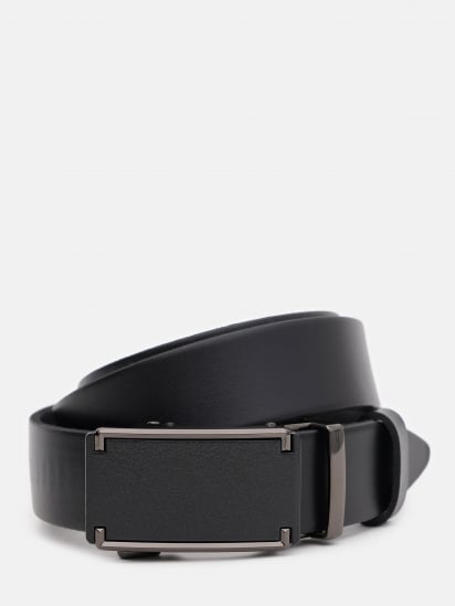 Ремінь Borsa Leather модель 125v1genav29-black — фото - INTERTOP