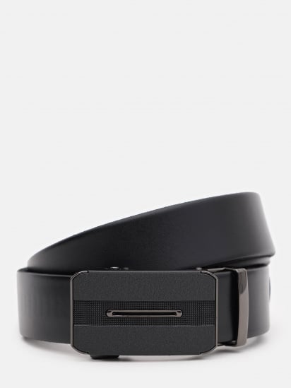 Ремень Borsa Leather модель 125v1genav33-black — фото - INTERTOP