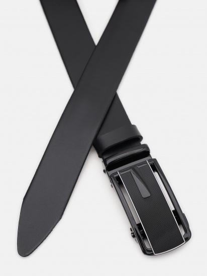 Ремінь Borsa Leather модель 125v1genav37-black — фото - INTERTOP