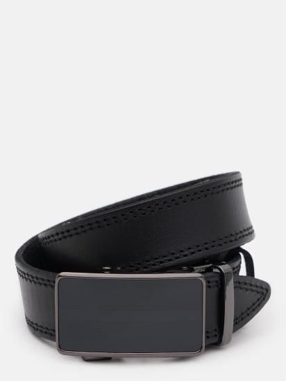 Ремінь Borsa Leather модель 125v1genav41-black — фото - INTERTOP