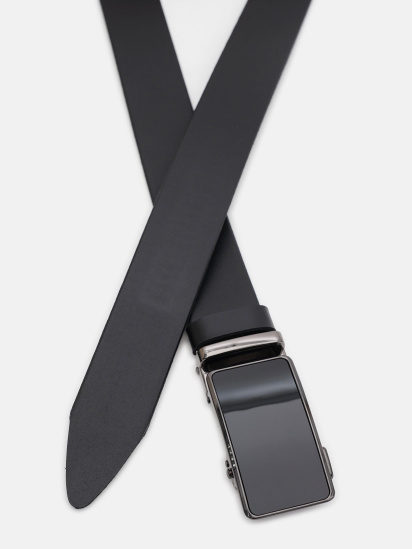 Ремінь Borsa Leather модель 125v1genav42-black — фото - INTERTOP