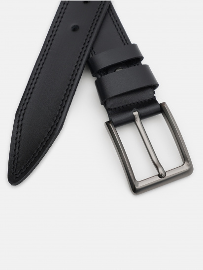 Ремінь Borsa Leather модель 125vfx80-black — фото - INTERTOP