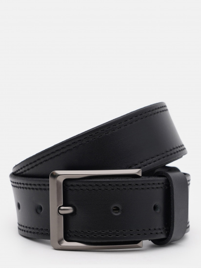 Ремінь Borsa Leather модель 125vfx80-black — фото - INTERTOP