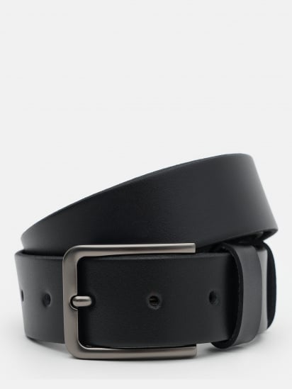 Ремень Borsa Leather модель 125vfx82-black — фото - INTERTOP