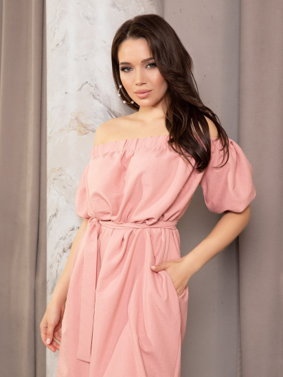 Платья ISSA Plus модель 12694_pink — фото 4 - INTERTOP