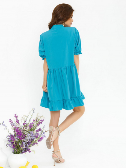 Сукні ISSA Plus модель 12773_turquoise — фото 3 - INTERTOP