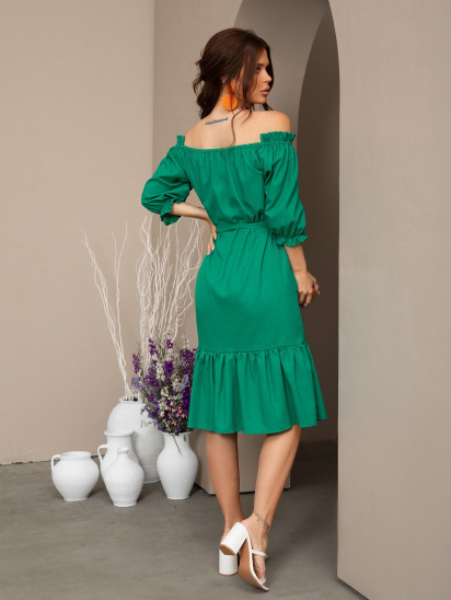 Платья ISSA Plus модель 12784_green — фото 3 - INTERTOP