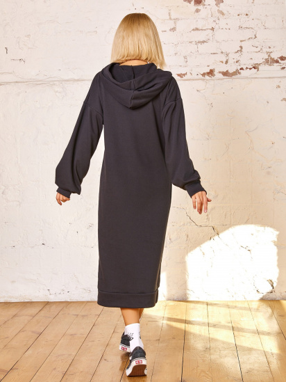 Сукня міді ISSA Plus модель 12889_black — фото 3 - INTERTOP