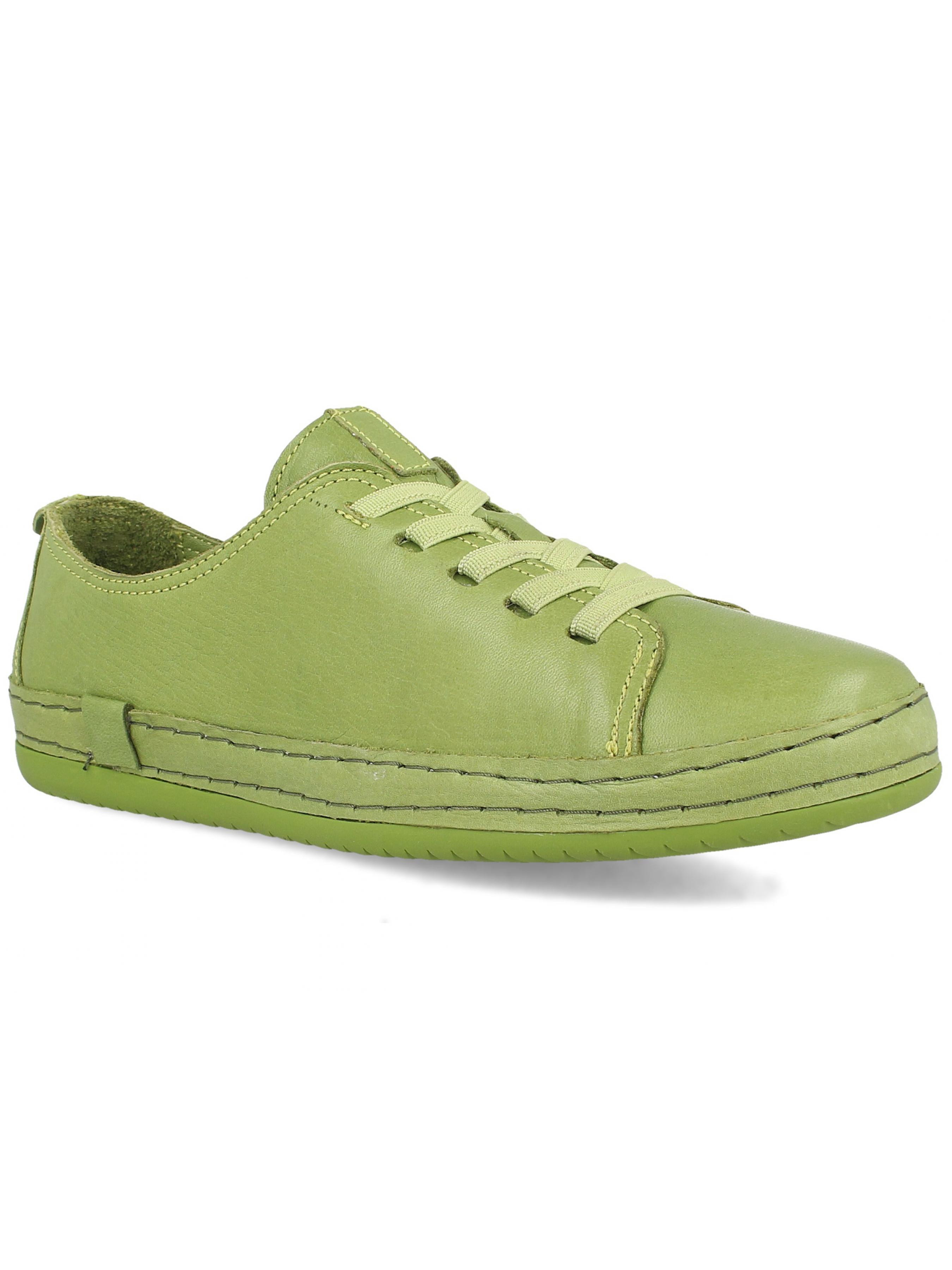 

Las Espadrillas Кеды низкие (12906-22) Женское, цвет - Зелёный, материал - Кожа