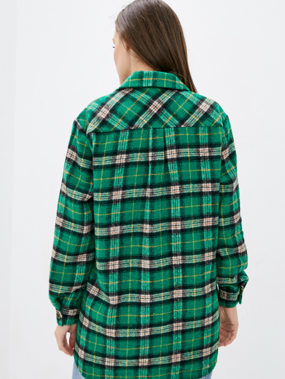 Рубашка ISSA Plus модель 12917_green — фото 6 - INTERTOP