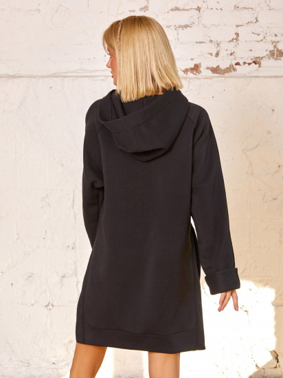 Сукня міні ISSA Plus модель 12936_black — фото 3 - INTERTOP