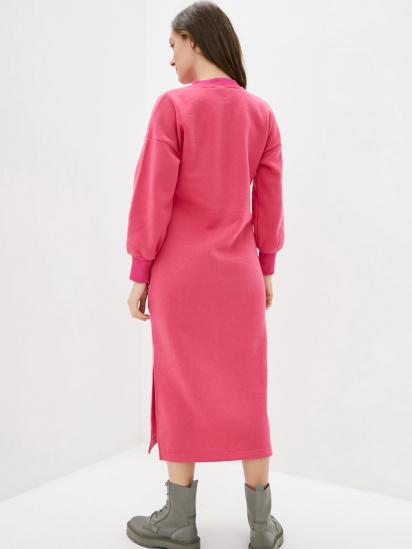 Платье миди ISSA Plus модель 12946_raspberry — фото 3 - INTERTOP