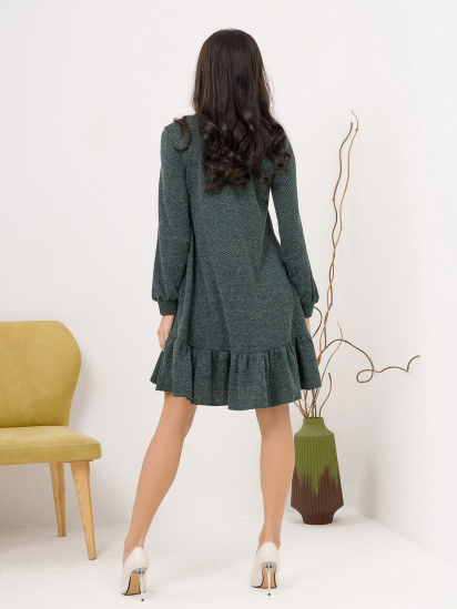 Сукня міні ISSA Plus модель 12950_green — фото 3 - INTERTOP