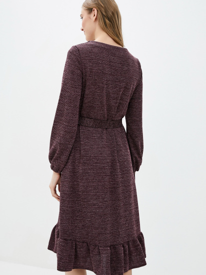 Платья ISSA Plus модель 12957_burgundy — фото 3 - INTERTOP