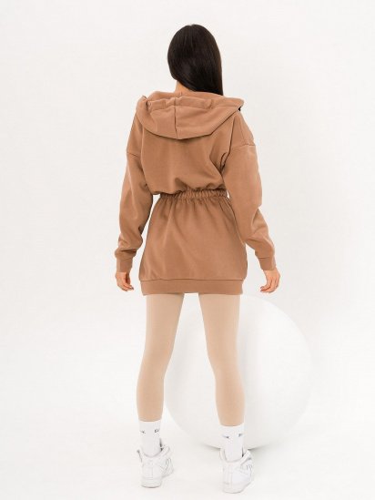 Платье мини ISSA Plus модель 12964_beige — фото 6 - INTERTOP