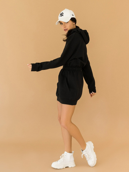 Сукня міні ISSA Plus модель 12964_black — фото 4 - INTERTOP