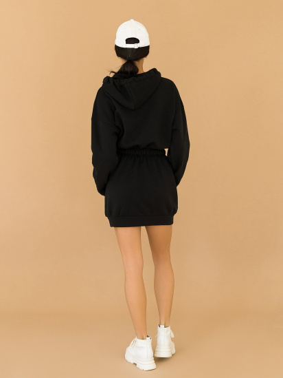 Платье мини ISSA Plus модель 12964_black — фото 6 - INTERTOP