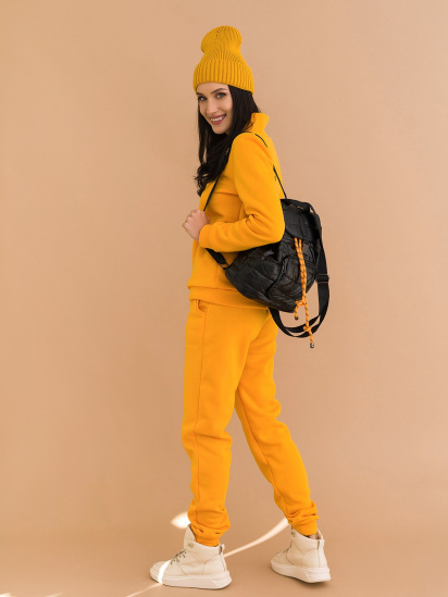 Спортивный костюм ISSA Plus модель 12965_mustard — фото 3 - INTERTOP