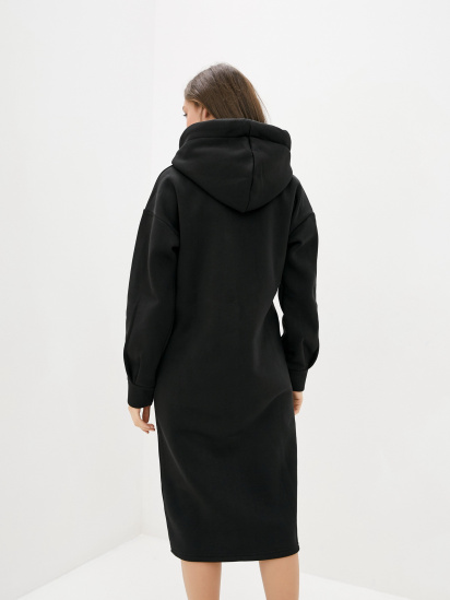 Платье миди ISSA Plus модель 12974_black — фото 3 - INTERTOP