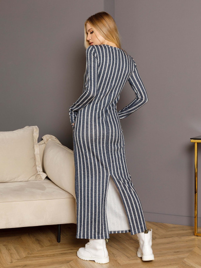 Сукня максі ISSA Plus модель 12988_gray — фото 3 - INTERTOP