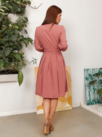 Платья ISSA Plus модель 13040_pink — фото 3 - INTERTOP