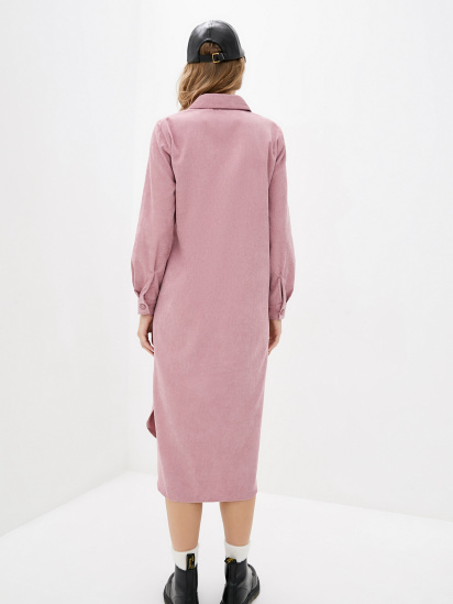 Сукня міді ISSA Plus модель 13056_pink — фото 3 - INTERTOP