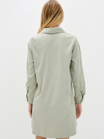 Сукня міні ISSA Plus модель 13057_olive — фото 4 - INTERTOP