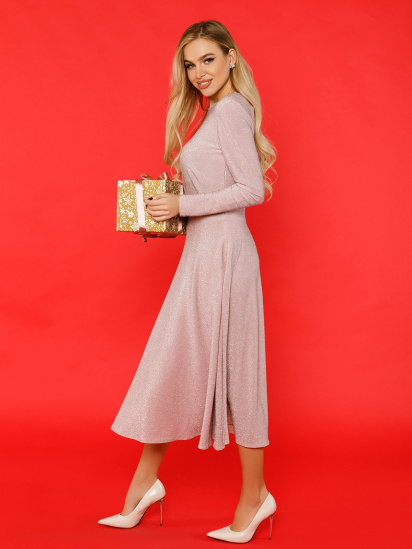 Сукня ISSA Plus модель 13088_pink — фото 2 - INTERTOP