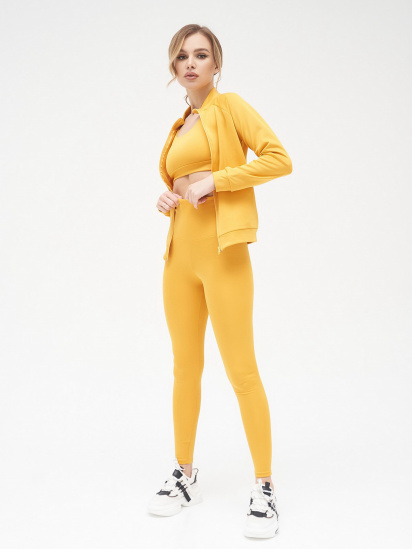 Спортивный костюм ISSA Plus модель 13101_mustard — фото - INTERTOP