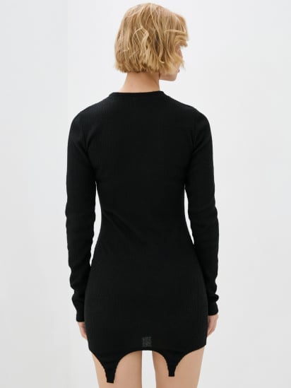 Сукня міні ISSA Plus модель 13137_black — фото 3 - INTERTOP