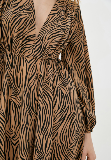 Платья ISSA Plus модель 13156_brown — фото 4 - INTERTOP