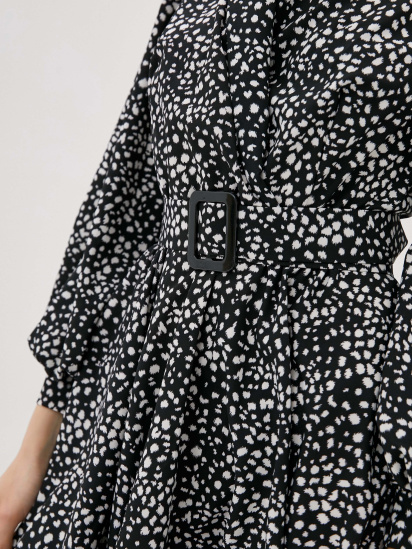 Платье мини ISSA Plus модель 13168_black — фото 4 - INTERTOP