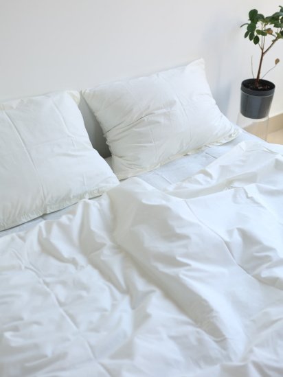 BedclozZzes ­Комплект постельного белья с ткани Ранфорс цвет Молочный модель 13169 — фото 3 - INTERTOP