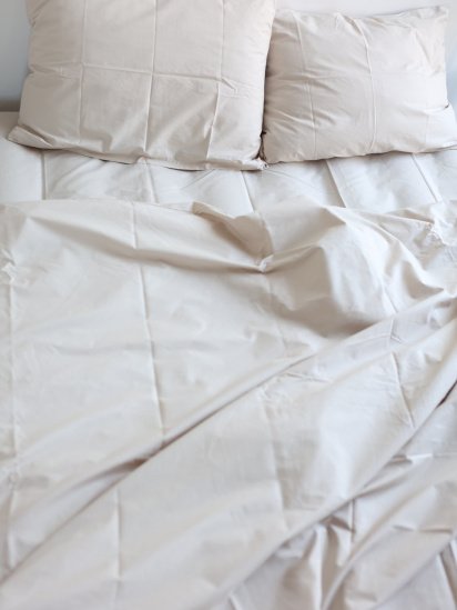 BedclozZzes ­Комплект постільної білизни з тканини Ранфорс колір Пісочний модель 13190 — фото - INTERTOP