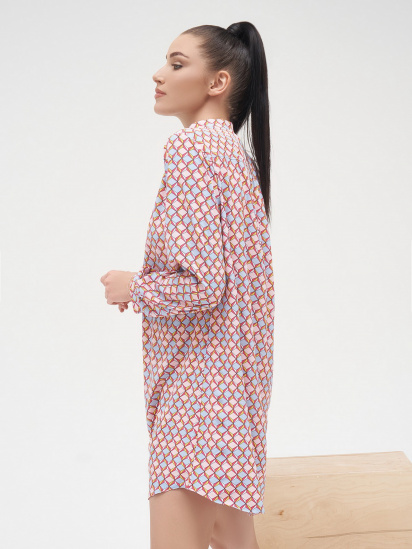 Платье мини ISSA Plus модель 13294_pink — фото 3 - INTERTOP