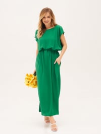 Зелений - Сукня максі ISSA Plus