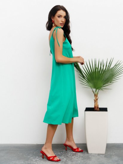 Сукня міді ISSA Plus модель 13439_green — фото - INTERTOP