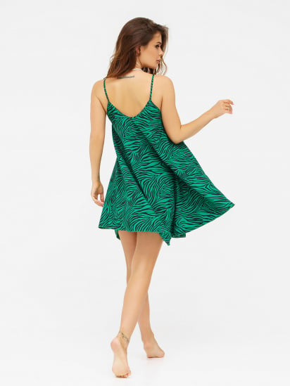Платье мини ISSA Plus модель 13444_green — фото 5 - INTERTOP