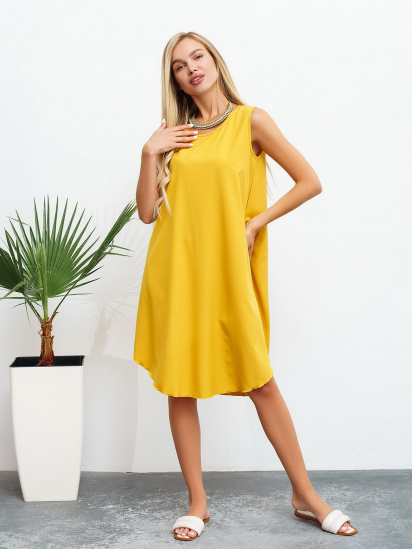 Платья ISSA Plus модель 13462_mustard — фото - INTERTOP